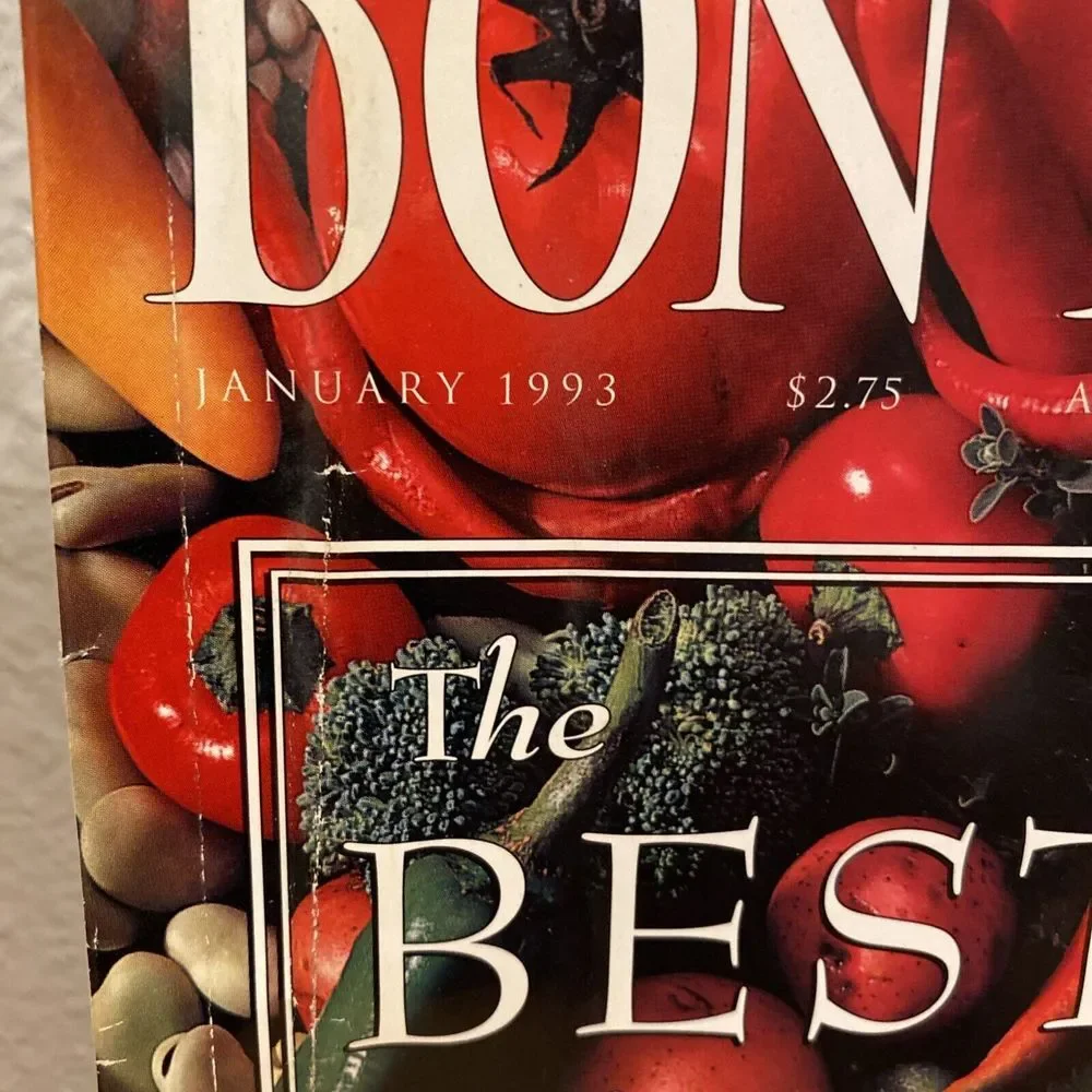 VINTAGE Lot of 3 ISSUES of BON‎ APPETIT Magazine 1993 - January February July